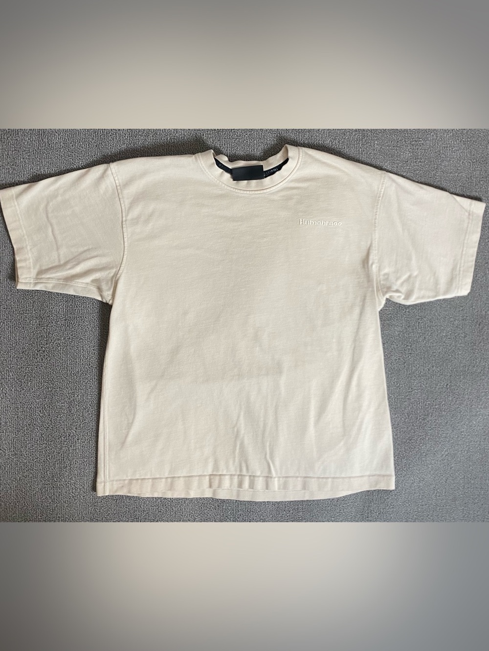 Adidas & Pharrell Williams Cream Crew Neck T-Shirt